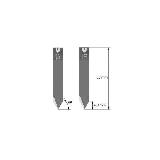 Lama compatibile con Iecho - Z11 - Spessore di taglio fino a 7 mm