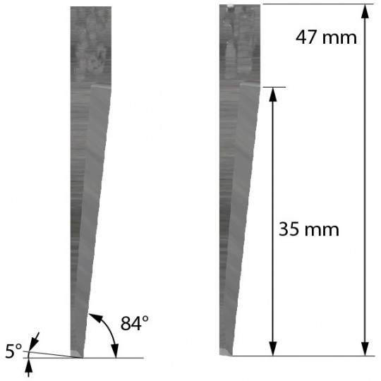 Lama 5204302 compatibile con Mecanumeric - Z69 - Spessore del taglio fino a 35 mm