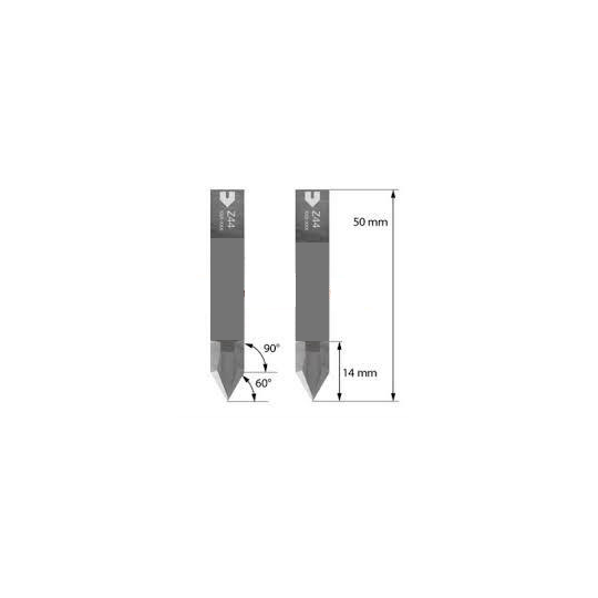 Blade Iecho compatible - Z44 - Max cutting depth 14 mm