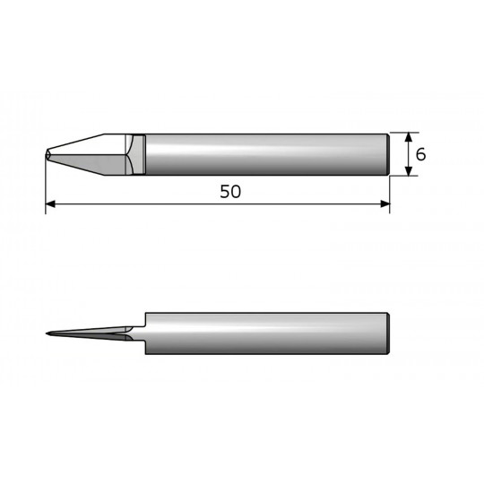 Cuchilla 139613 compatible con Wild Leica - Corte 8 mm