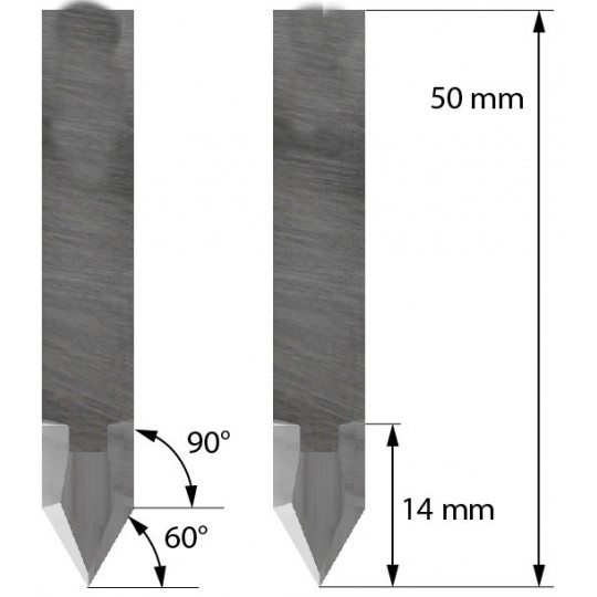 Blade 3910340 - Z44 - Max. cutting depth a 14 mm