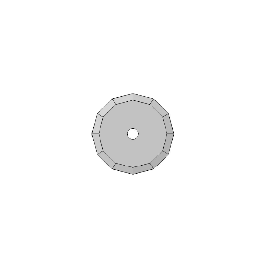 Blade 01060218 Ronchini compatible - ø 36 mm - ø inside hole 5 mm