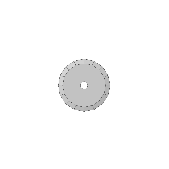 Blade Ronchini compatible - 01060220 - ø 36 mm - ø inside hole 5 mm