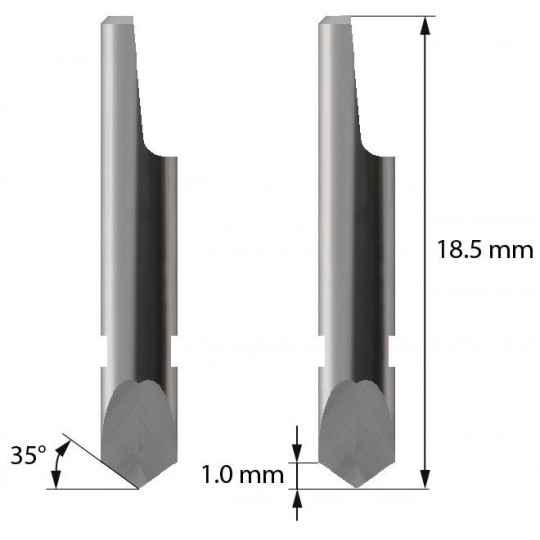 Blade Balacchi compatible- Z3 - Max. cutting depth 1 mm