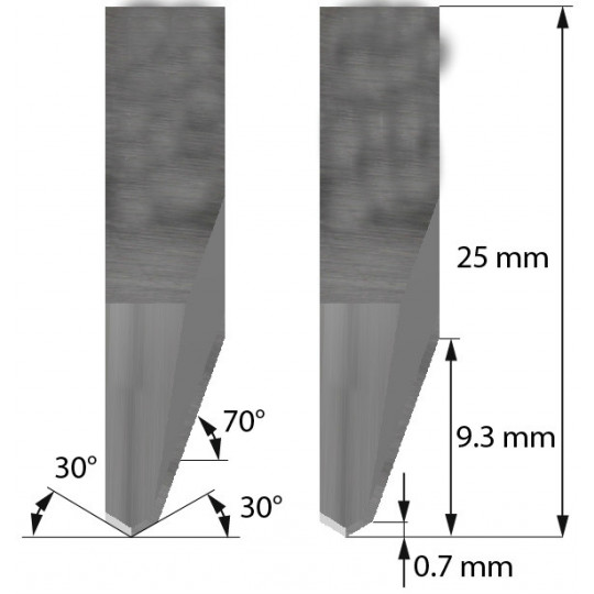 Blade 5205519 Balacchi compatible - Z82 - Max cutting depth 9.3 mm