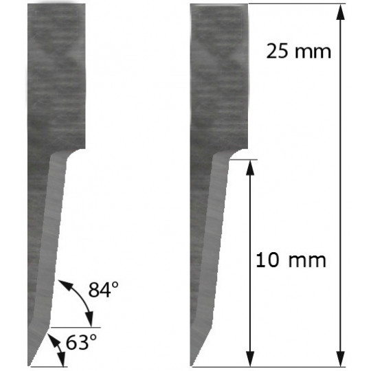 Lama compatibile con Balacchi  - Z20 - Spessore del taglio fino a 10 mm