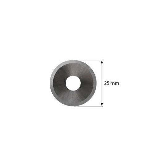 Cuchilla compatible con Aoke-Kasemake - Z53 - Corte 2,0 mm - ø 25 mm - ø ojo interior 8 mm