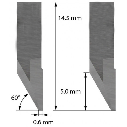 Cuchilla compatible con Aoke-Kasemake - Z31 - Corte 2.0 mm