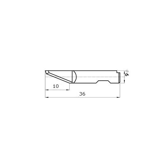 Cuchilla compatible con Sumarai - 43291 - Corte 10 mm