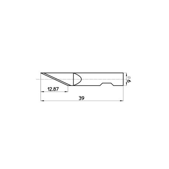 Blade 43586 Sumarai compatible - MAx. cutting depth 13 mm