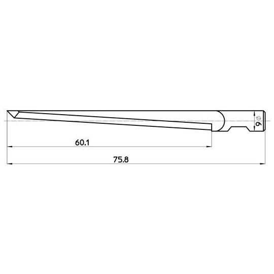 Lama 45434 compatibile con Sumarai - Spessore del taglio fino a 61 mm