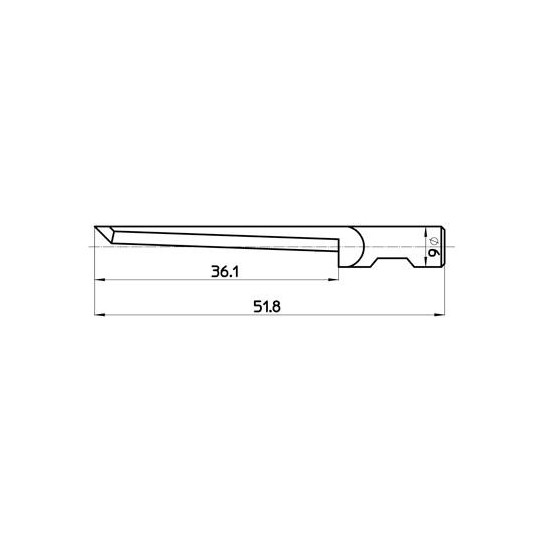 Lama 45435 compatibile con Sumarai - Spessore del taglio fino a 37 mm