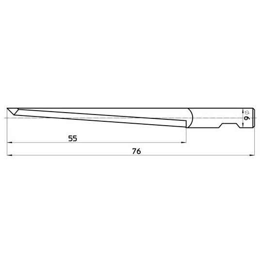 Lama 46049 compatibile con Sumarai - Spessore del taglio fino a 55 mm