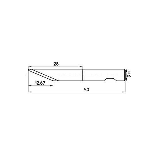 Blade 46991  Sumarai compatible - Max. cutting depth 13 mm