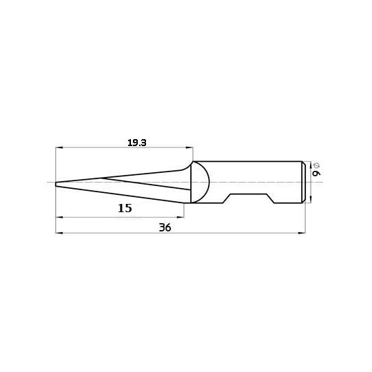 Blade 45430 Sumarai compatible - Max. cutting depth 17 mm