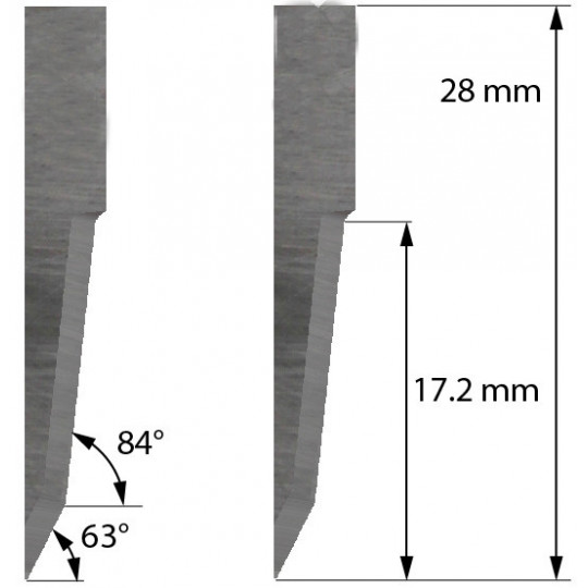 Blade Sumarai compatible - Z21 - Max. cutting depth 17.2 mm