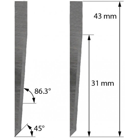 Lama compatibile con Sumarai - Z29 - Spessore del taglio fino a 31 mm