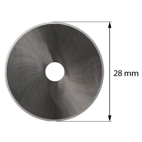 Blade Haase compatible - Z55 - Max. cutting depth 1 mm - ø 28 mm - ø inside hole 8 mm