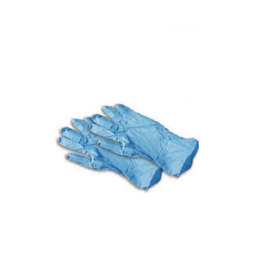 Single-use gloves on nitrile