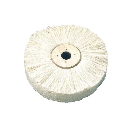 Spazzola di lana bianca h 75 mm Ø 300 mm - 422.1577