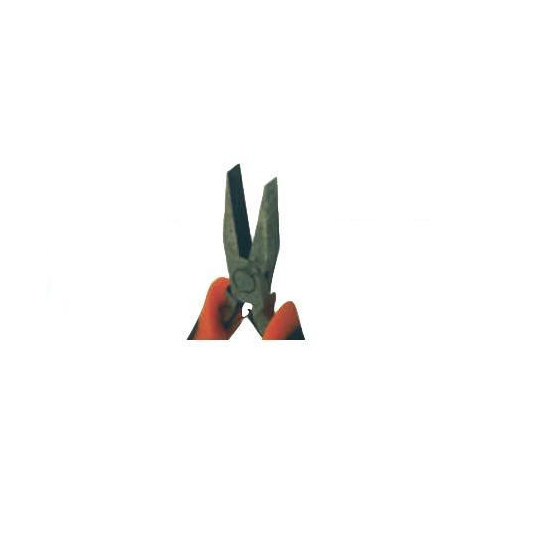 Pliers little rubber handle straight tips