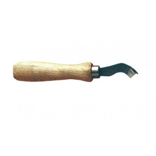 Planing tool curved blade