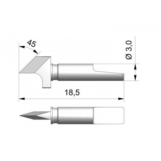 Lame CE9 - épaisseur de coupe jusq'à 2.8 mm