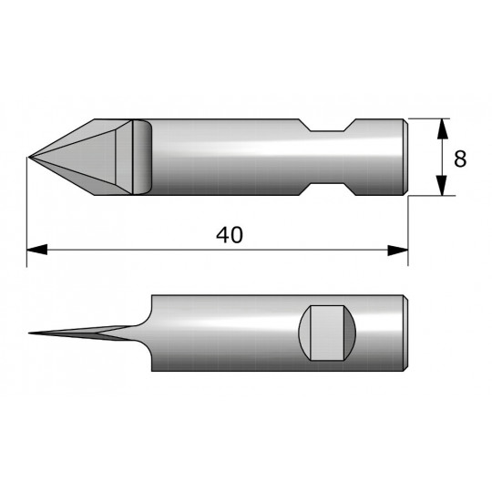 Ostrze CE8160 - Grubość cięcia do 6,5 mm
