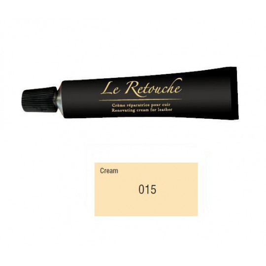 Retoucing cream for smooth leather - Package 25 ml - Color cream