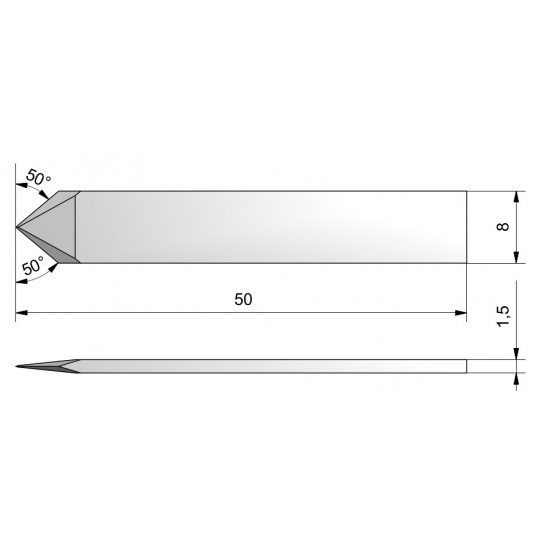 Lame CE10 - épaisseur de coupe 4.8 mm