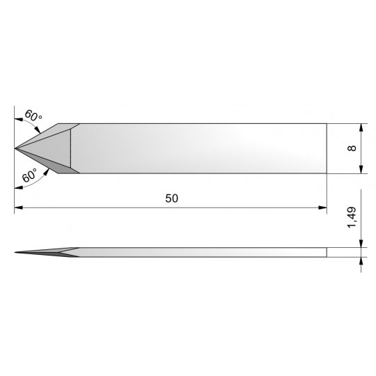 Lame CE11 - épaisseur de coupe 6.9 mm