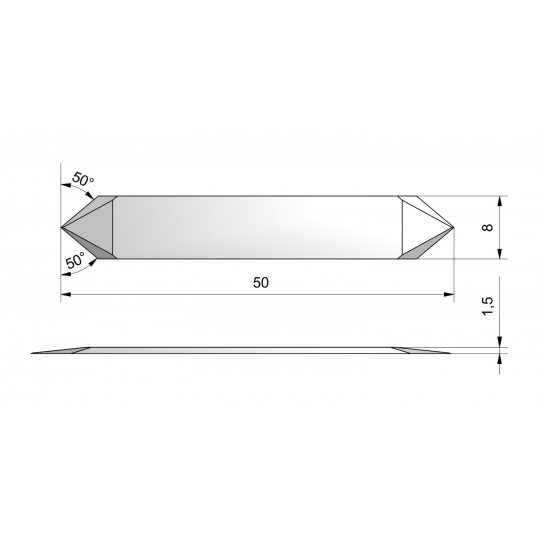 Lama CE12-A - Specifica per vinile - Spessore del taglio fino a 4.8 mm