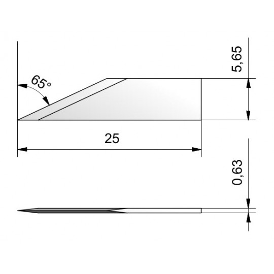 Blade CE17 - Max. cutting depth 12 mm