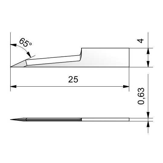 Cuchilla CE20 - Corte 14.3 mm