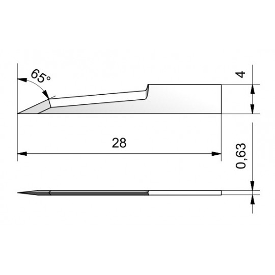 Ostrze CE21 - Grubość cięcia do 17,2 mm