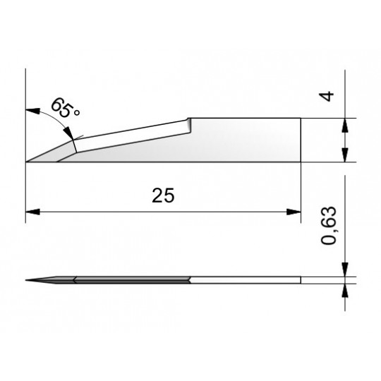 Lame CE22 - épaisseur de coupe jusq'à 14 mm