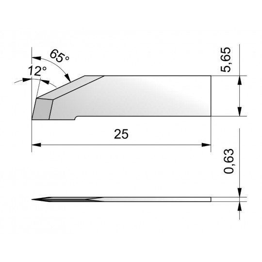 Cuchilla CE26W - Corte 8.7 mm
