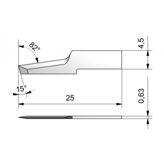 Blade CE41 - Max. cutting depth 11.3 mm