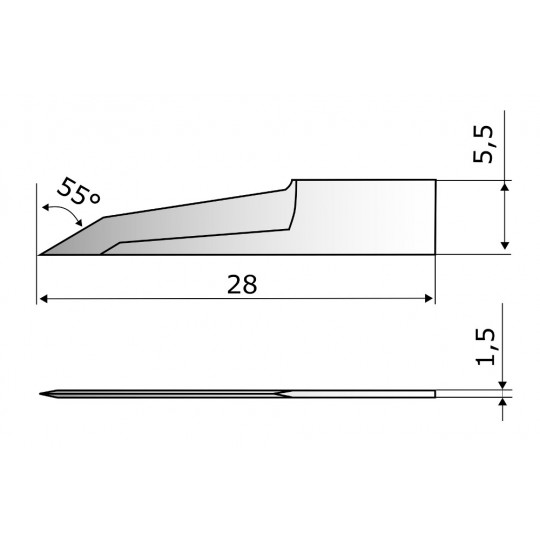 Blade CE60 - Max. cutting depth 16.5 mm