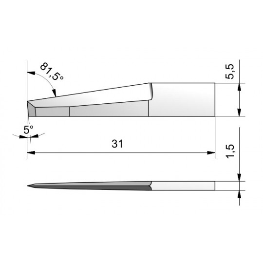 Blade CE61 - Max. cutting depth 20 mm