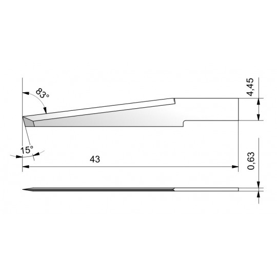 Lama CE63 - Spessore del taglio fino a 28 mm