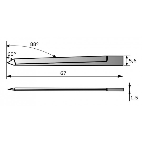 Lama CE64 - Spessore del taglio fino a 57 mm
