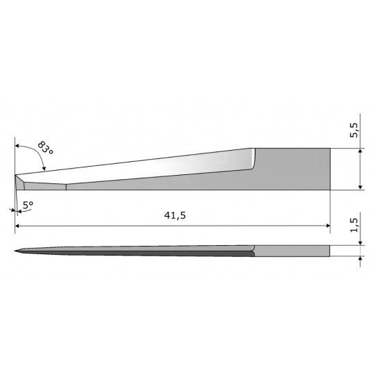 Lama CE68 - Spessore del taglio fino a 29 mm