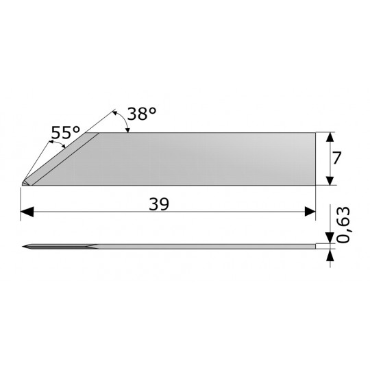 Lama CE138068 - Spessore del taglio fino a 7 mm