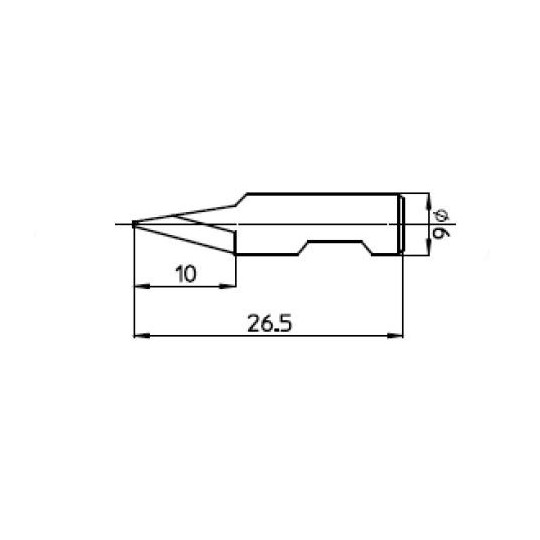 Lama 47535 - Spessore del taglio fino a 10 mm