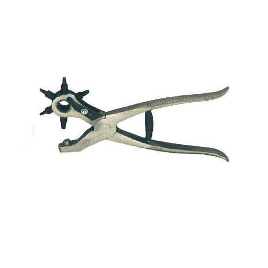 Forged punching pliers at revolver