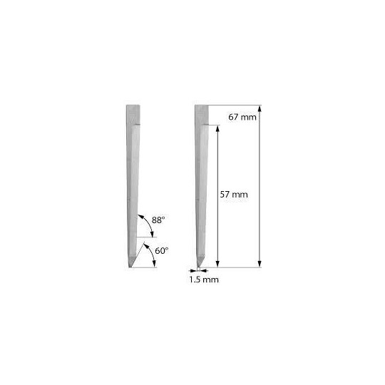 Blade Z64 - Max. cutting depth 57 mm