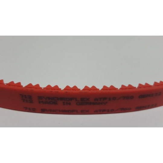 Drive belt red 712