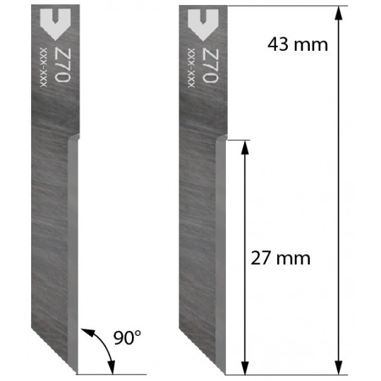 Blade - 5005642 - Z70 - Cutting thickness up to 15.6 mm