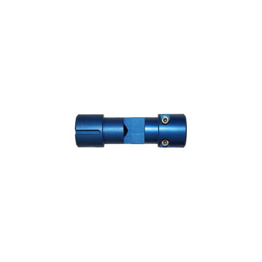 Soporto céntrico para cuchilla de 0,63 mm. por soporte tangencial, azul.